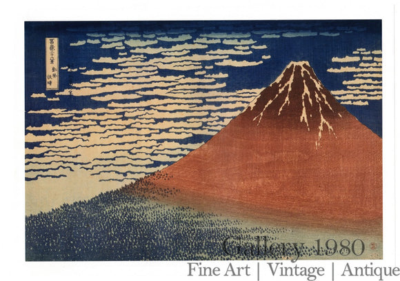 Masters of Fuji | Hokusai | Fine Wind, Clear Morning
