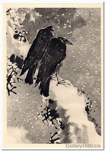 Yosa Buson | A Crow 鴉図L