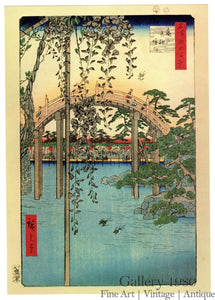 Hiroshige | Inside Kameido Tenjin Shrine